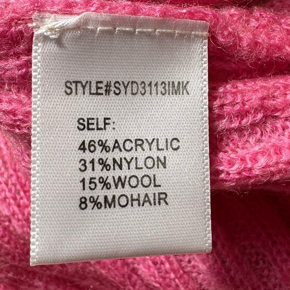 NWT Dee Elly Women’s Multi Color Striped Cropped Cardigan Sweater | Size L - Picture 9 of 12